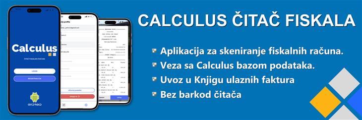 Predstavljamo Calculus 12 čitač fiskala